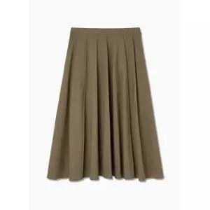 매장정품 SHESMISS 쉬즈미스 울 혼방 플리츠 롱 스커트 1136733