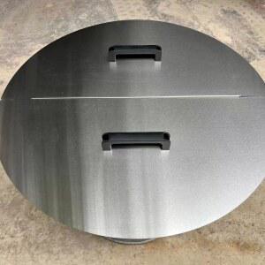가마솥 덮개 뚜껑 반원 스텐 대형솥 개구부 업소용 냄비뚜껑