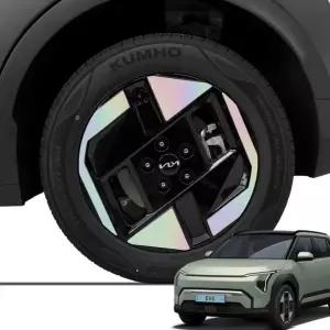 홀로그램 실버 튜닝 휠스티커 EV3 17인치