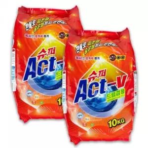 드럼 세제 10kg 2개 빨래액 세탁 세제 빨레세제 액체세탁세제