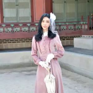 개화기의상대여 교복몰 (미스개화기) 핑크 블러셔 경성의복 개화기