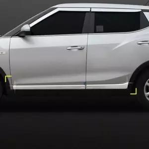 자동차라인몰딩 티볼리 사이드 스커트 크롬 몰딩 언더라인 튜닝