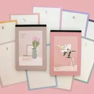 [문구] 핑크풋 플로망스 패드 편지지 편선지