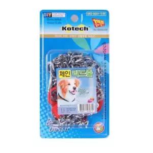 [반려] 코텍-체인리드줄-T2/애견줄/목줄/강아지용품/애견줄세트 대 12EA/애견용품/리드줄/개줄/개목줄/강아