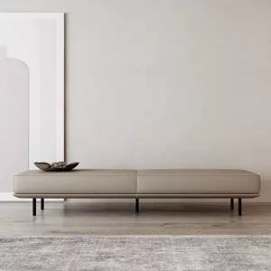 벤치형 소파 현관벤치 로비 쇼파 등받이없는 카키 거실 벤치형소파 매장 라운지 신발장