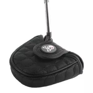 퍼터커버케이스 퍼터커버 골프커버 자석 해골 블랙 SKULL 커버케이스