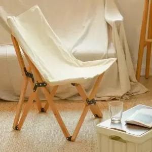 경량캠핑의자 감성 캠핑 접이식 우드 체어 경량 휴대용 나무 의자