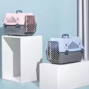 [반려] 반려동물 이동가방 애견 케이지 휴대용 캐리어 외출가방