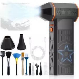 스노우 위즈 터보 송풍기 130 000RPM 미니 스노위즈 휴대용 브리즈 전기 자동차 윈드실드 겨울 눈 청소용