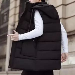 남자조끼패딩 남자 패딩 롱조끼 20대 겨울 조끼 패션 코디 빅사이즈