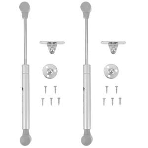 2개 고하중 유압식 가스 스트럿 캐비닛 도어 주방 경첩용 공압식 텔레스코픽 로드 무소음 닫힘