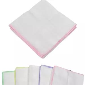 영화 순면 가제 무지 손수건 10매 1세트 다용도 아기 아가 신생아 디자인