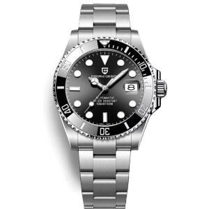 [미국배송] 파가니 디자인 새로운 남성용 기계식 시계 럭셔리 세라믹 베젤 일본 무브먼트 스테인리스 스틸 패션 클래식 자동 사파이어 글래스 100미터 방수 릴로지오 U2026