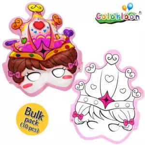 컬러룬 왕관 마스크 (10인)