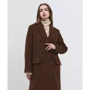 매장정품 SALT AND CHOCOLATE 솔트앤초콜릿 울 더블 코트 진베이지 4W224I302 5001120724 1065560