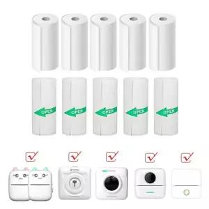 미니 프린트 카메라 자체 57mm 즉석 스티커 롤 감열지 프린터 사진 메모 인화지 용지 비 접착 483658