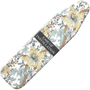 베이옥스 스탠다드 사이즈 다림질 보드 커버 및 패드, 풀 스코치 저항 패딩, 100% 면, 내열성 세척 가능한 u2013 탄성 트림으로 쉽게 설치할 수 있습니다