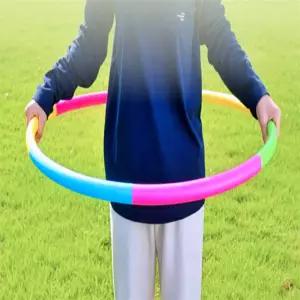 픽봄 어린이용 향기나는 칼라 훌라후프 조립식훌라후프 실내운동기구