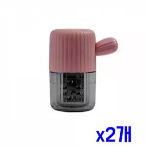 반자동 360도 회전 위생 렌즈세척기(핑크) x2개