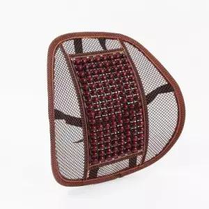 원스 원목 자동차 등받이(와인)차량용 여름등받이