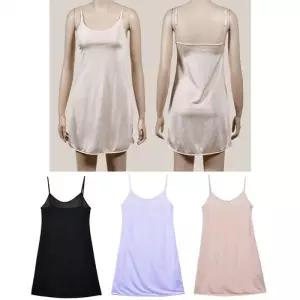 천연섬유 이너 인견 끈원피스 풀 슬립 0248nb