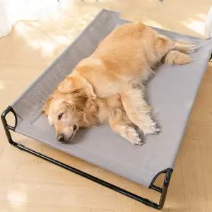 사계절 메쉬 강아지 대형견해먹 캠핑 침대 의자