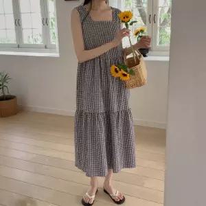 민소매 나시 롱 빅사이즈 임산부 원피스 isy4+1QWm