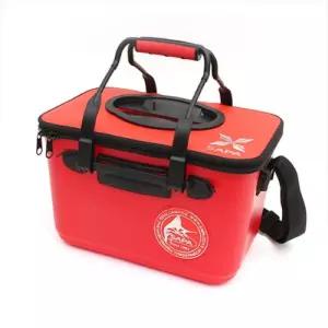 자동문 밑밥통 크릴백 국산 하드케이스 24L 레드