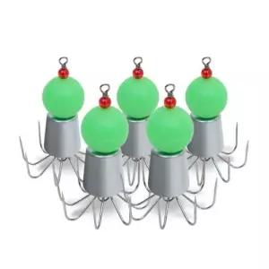 오징어 쭈꾸미낚시 갑오징어 문어 진주 에자 8침 세트(5개입)