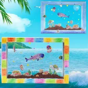 여름 바다 이야기 투명 액자만들기 (1인용 포장)