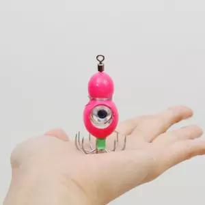 바다낚시 주짱 왕눈이 점등애자 SDK-KEL14P 핑크 14호