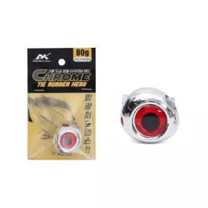 고급형 낚시아이템 참돔낚시 크롬 도금 타이라바 헤드 80g