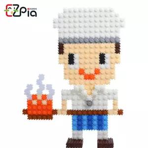 글로벌이지 이지 툭툭블럭 직업 시리즈4 요리사