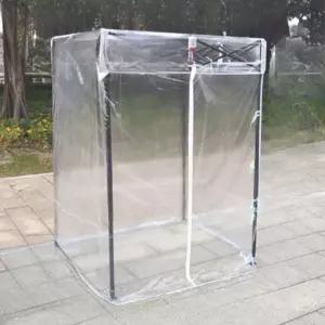 간이 투명 천막 소형 텐트 비닐 접이식 조립식 부스 캐노피