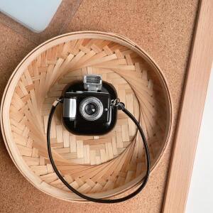 삼성 갤럭시 버드 2 프로 라이브 Buds2 2Pro 귀여운 TPU 헤드폰 전체 커버에 대한 스트랩과 빈티지 플래시