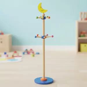 브알라 옷걸이 유아옷걸이 원목 스탠드 아이방 행거 달님 별님 보름달 기둥 조립식 헹거