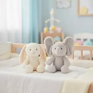 건드 귀움직이는 인형 토끼 코끼리 까꿍인형 동물 봉제 애착 신생아선물 부드러운 30cm