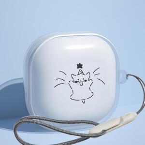 삼성 갤럭시 버즈 2 라이브 글리터 소프트 이어폰 케이스, 갤럭시 버즈 라이브/버즈 2 3 프로 케이스 커버