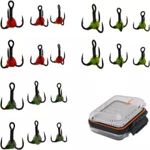 알리치노 얼음 낚시 지그 세트 팬피쉬 크레이피 월레이 농어 송어 블루길을 위한 마이크로 헤드 후크