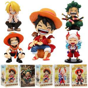 애니메이션 원피스 몽키 D. 루피 로로노아 조로 산지 포트가스·D· 에이스 야마토 Q 버전 피규어 PVC 모델