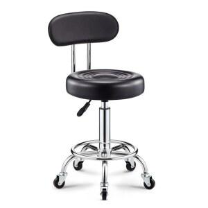 클린룸의자 실험실 바퀴 생산라인 높이 먼지 검정 등받이 정전기 병원 실험실의자