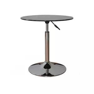 원형 높이조절 바테이블 사이드테이블 카페 원목상판