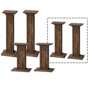 원목 스피커스탠드 거치대 월넛 받침대