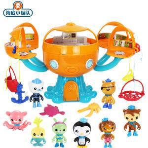 Octonauts Fort 장난감 Barnacles Kwazii Peso Dashi 액션 피규어 사운드 라이트 잠수함 Playset 어린이 생
