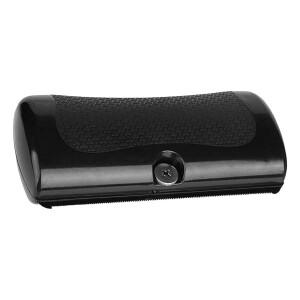 검은 애완 동물 Deshedding 브러시 인체 공학적 개 고양이 손질 빗 긴 머리와 숏 동물 헤어 리무버 도구