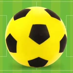 말랑 축구공21cm 저소음 고탄성 고무공 스폰지 유아체육 어린이 스포츠 실내 동물