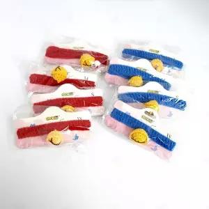 [라미컴퍼니]털실 목줄 레드 고양이 강아지 목걸이 인식표 꽃뜨개 애완 동물 반려 밴드 뜨개 방울