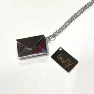 레터링 각인 커플 목걸이 애인 선물 편지 써지컬 악세사리 팬던트 행운 남자친구 여자친구