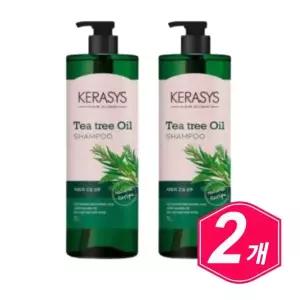 케라시스 내추럴 레시피 티트리오일 샴푸 1000ml x 2개 중년 남자 여자 시니어 모발 두피 관리