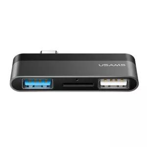 C타입 카드리더 겸용 미니허브 2USB Micro SD USAMS